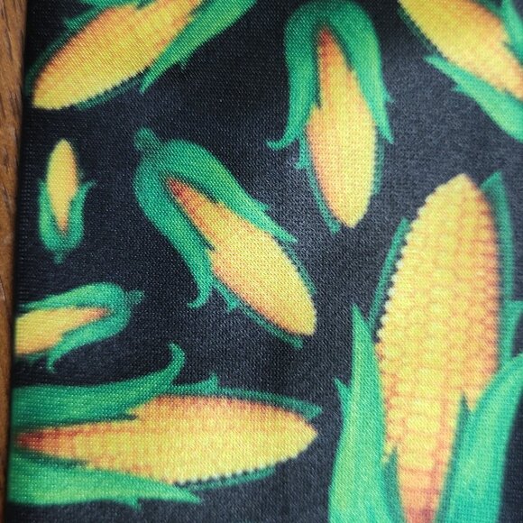 Unbranded ~ Corn Print Necktie ~ Excellent Condition ~ Very Corny - Picture 4 of 6